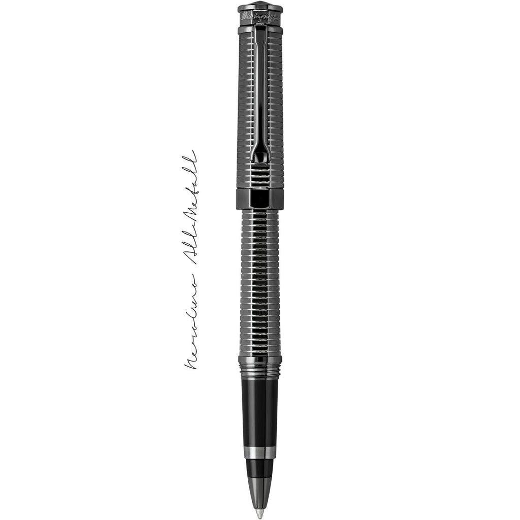 Montegrappa - Penna Roller NeroUno All-Metal - Canna di Fucile ISNLCRAM