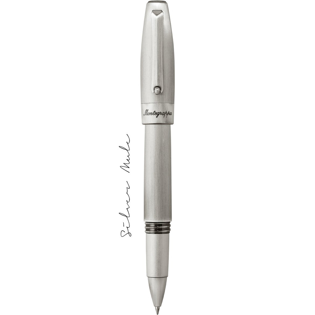 Montegrappa - Penna Roller Silver Mule Grande ISFORRBS