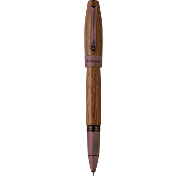 Montegrappa - Penna Roller Heartwood Noce ISFOWBIW