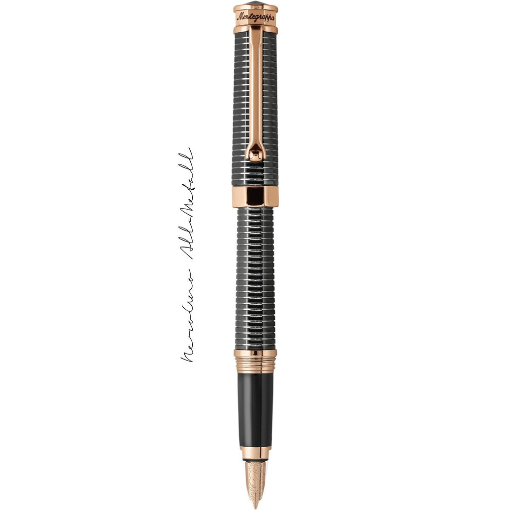 Montegrappa - Penna Stilografica NeroUno All-Metal - Canna di Fucile ISNLC_4M