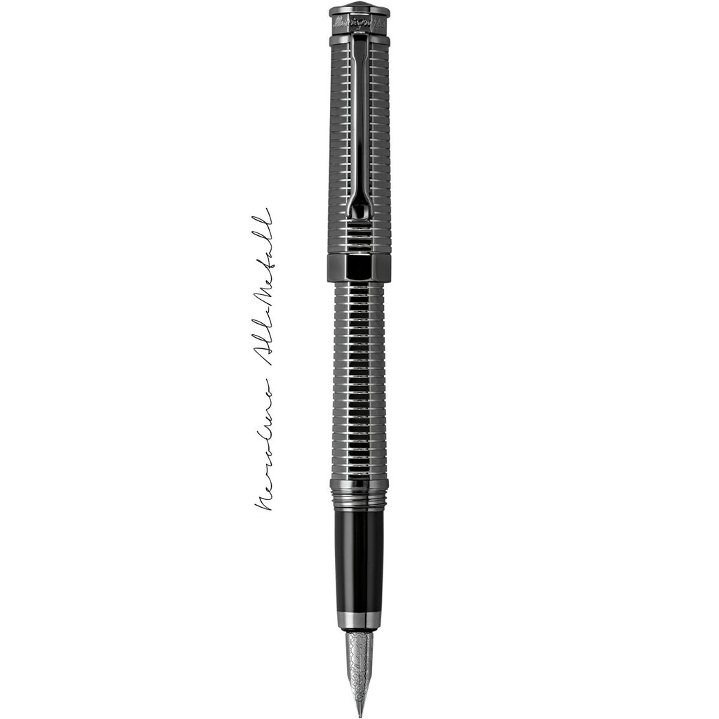 Montegrappa - Penna Stilografica NeroUno All-Metal - Canna di Fucile ISNLC_AM